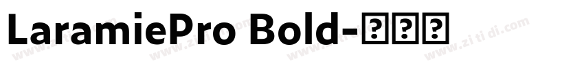 LaramiePro Bold字体转换